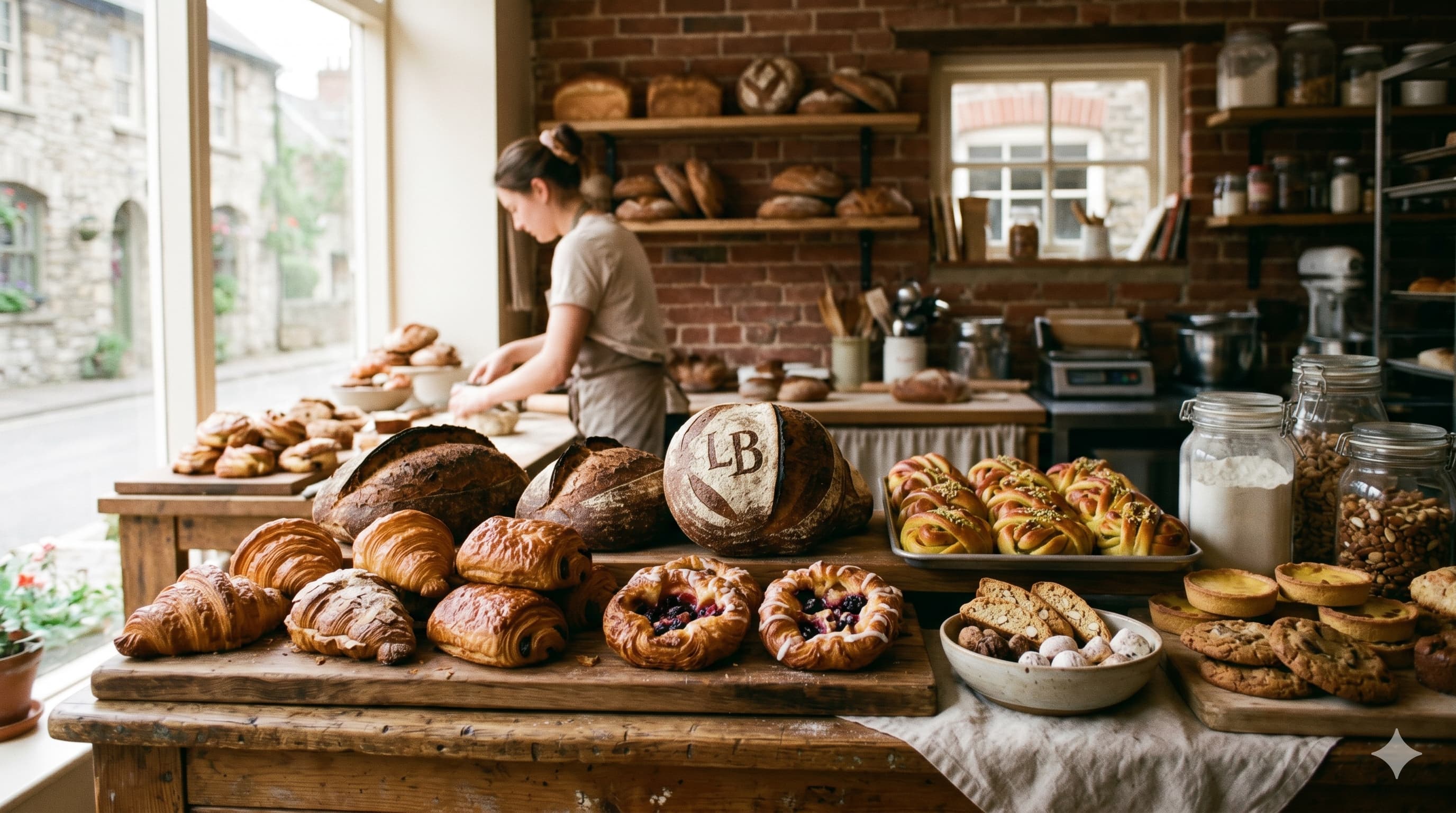 Fresh artisanal baked goods